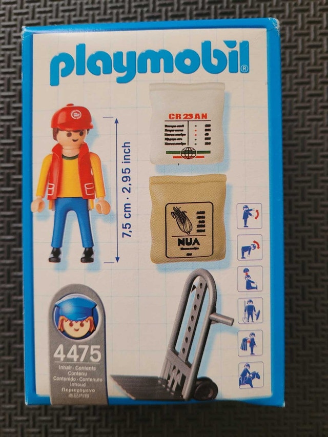 Vintage Playmobil 4475 Dock Worker, Factory Sealed, Discontinued - photo 2