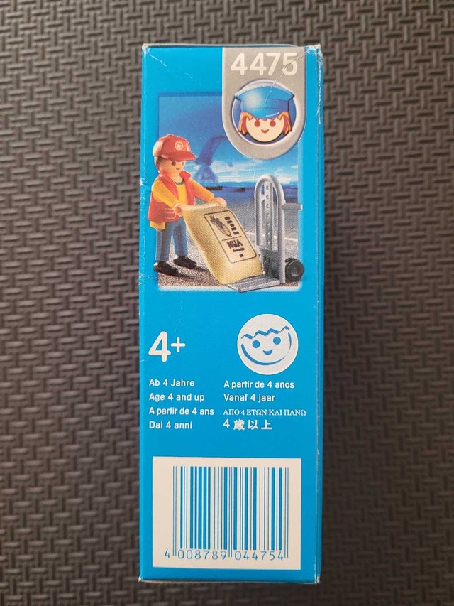 Vintage Playmobil 4475 Dock Worker, Factory Sealed, Discontinued - photo 4
