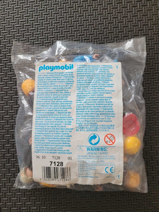 Vintage Playmobil 7128 Assorted People, New & Factory Sealed