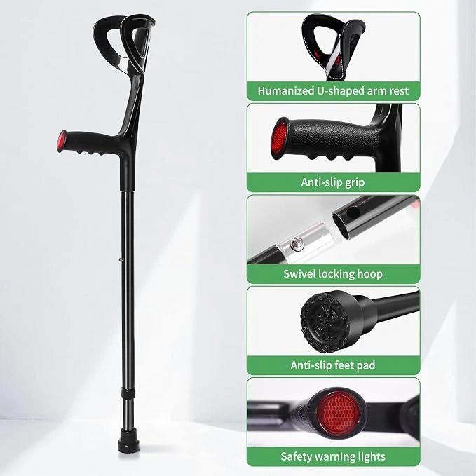Adjustable Forearm Walking Sticks for Adults - photo 4