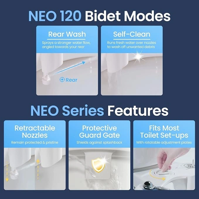 LUXE Self-cleaning Bidet Attachment - photo 5