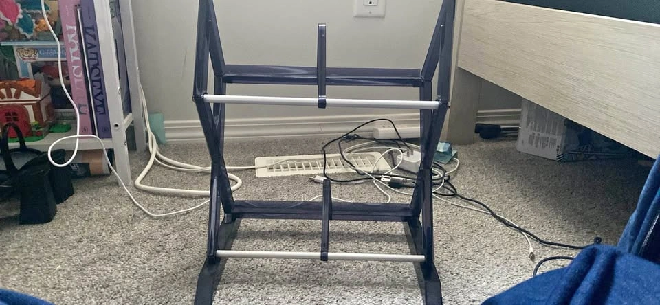 Video game and music cd rack