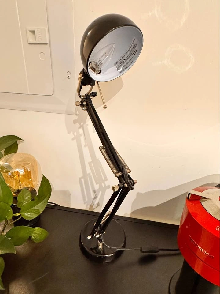 Black Swing Arm Architect Desk Lamp Anglepoise
