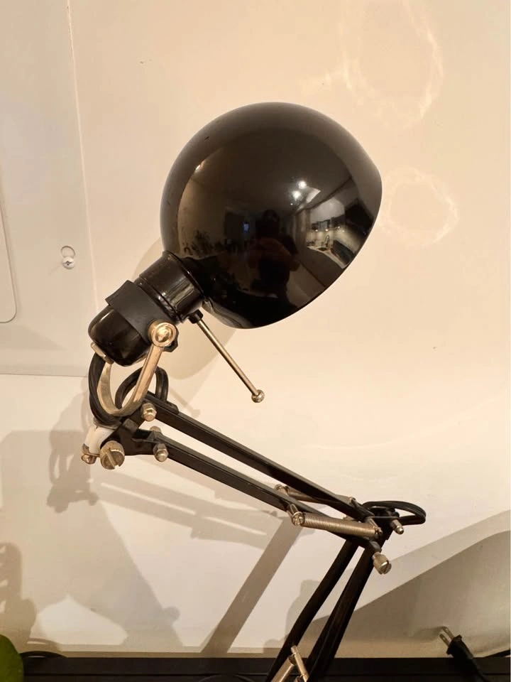 Black Swing Arm Architect Desk Lamp Anglepoise - photo 4