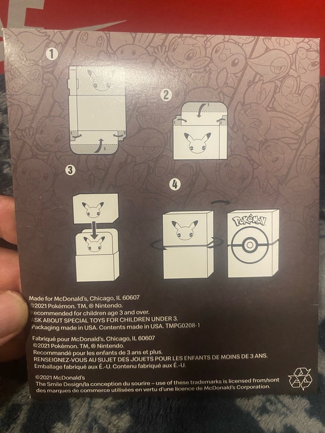 McDonald’s Pokémon Packs 25th Anniversary 2011 - photo 2