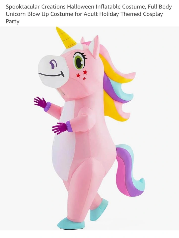 Spooktacular Creations Adult Unicorn Inflatable Costume - photo 2