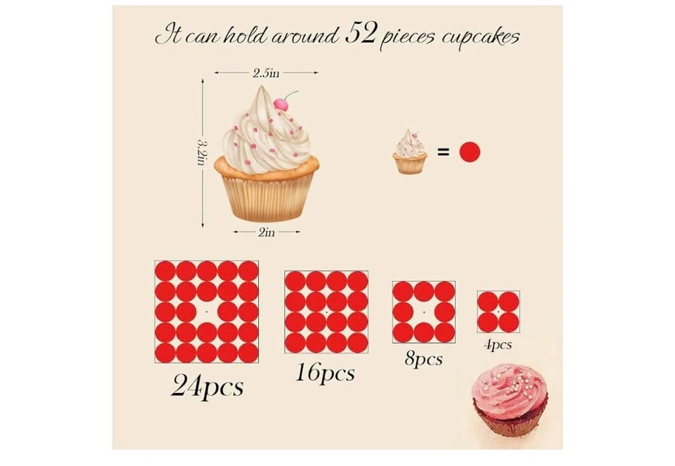 4-Tier Acrylic Cupcake Stand with Lights - photo 4