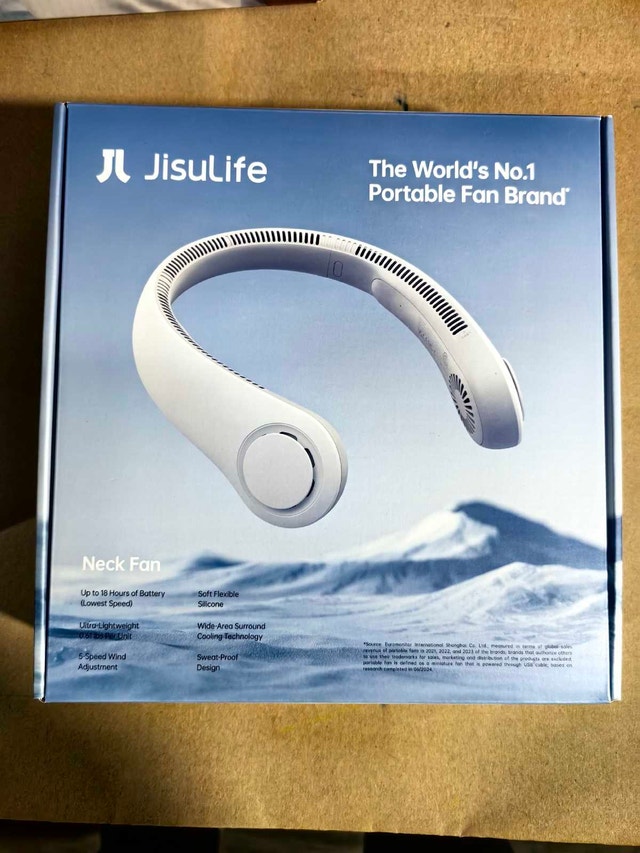 Jisulife Portable Neck Fan (2pack)
