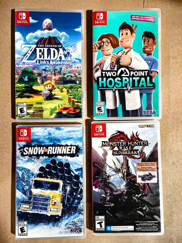 Nintendo Switch Video Games Bundle