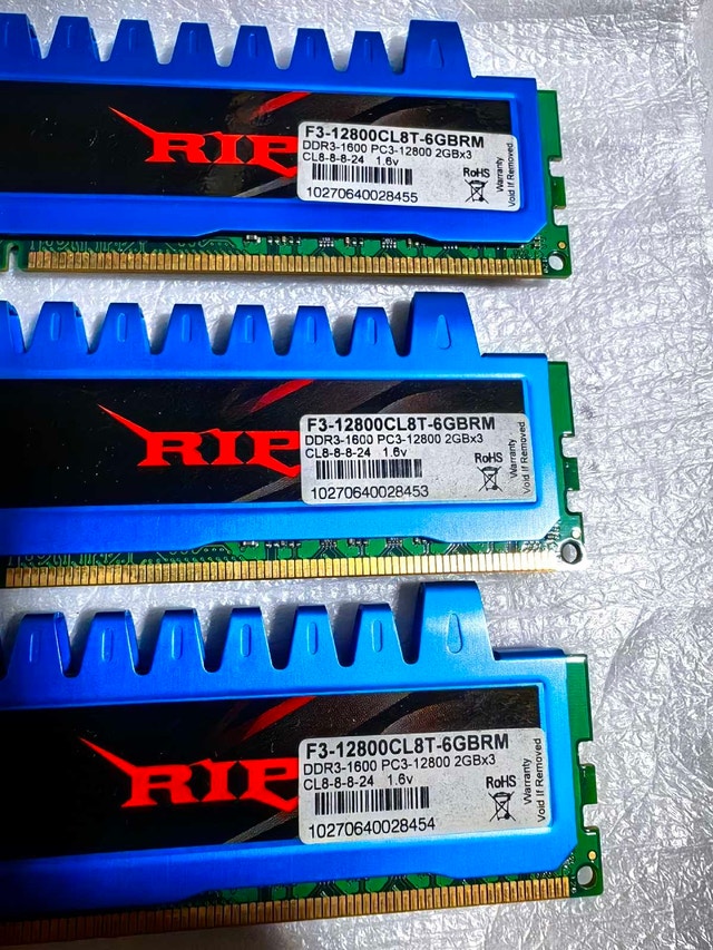 G.Skill Ripjaws 6GB DDR3 1600MHz RAM Kit - photo 2