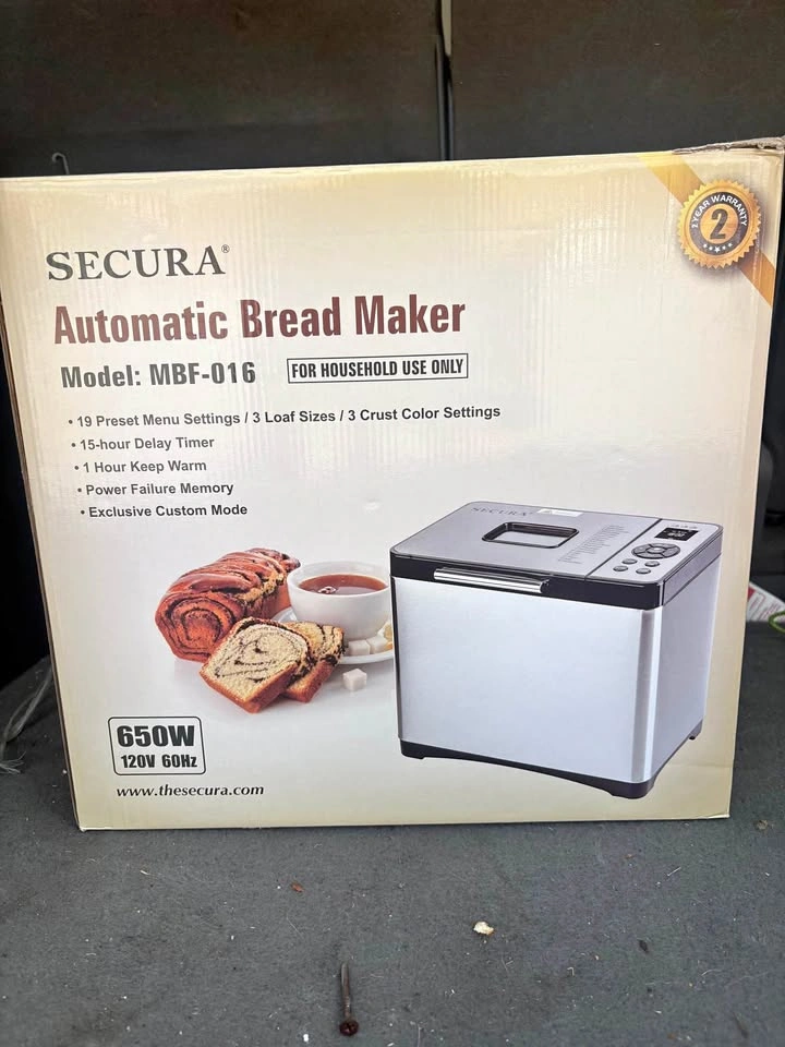 Secura Automatic Bread Maker MBF-016