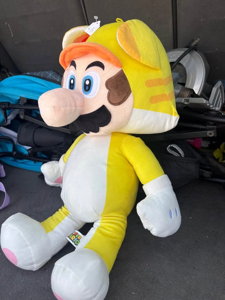 Super Mario Cat Mario Plush - photo 3