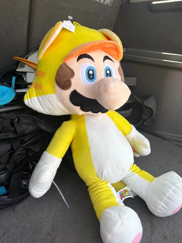 Super Mario Cat Mario Plush - photo 4