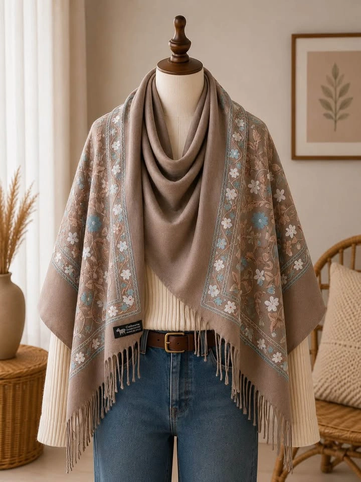 100% Cashmere Long Scarf – Super Soft – 200 × 75 cm - photo 4
