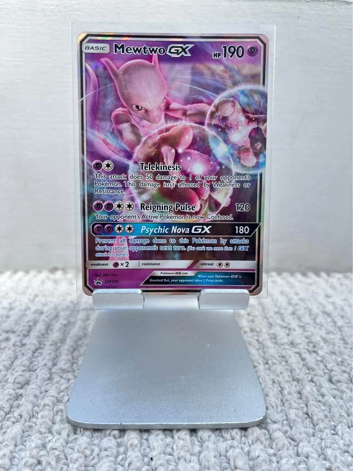 Mewtwo GX Sun & Moon Promo SM196 Pokemon Card