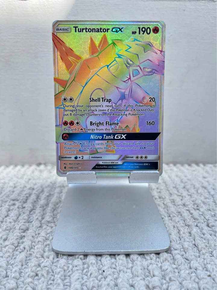 Turtonator GX (Secret) Guardians Rising 148/145 Pokemon Card