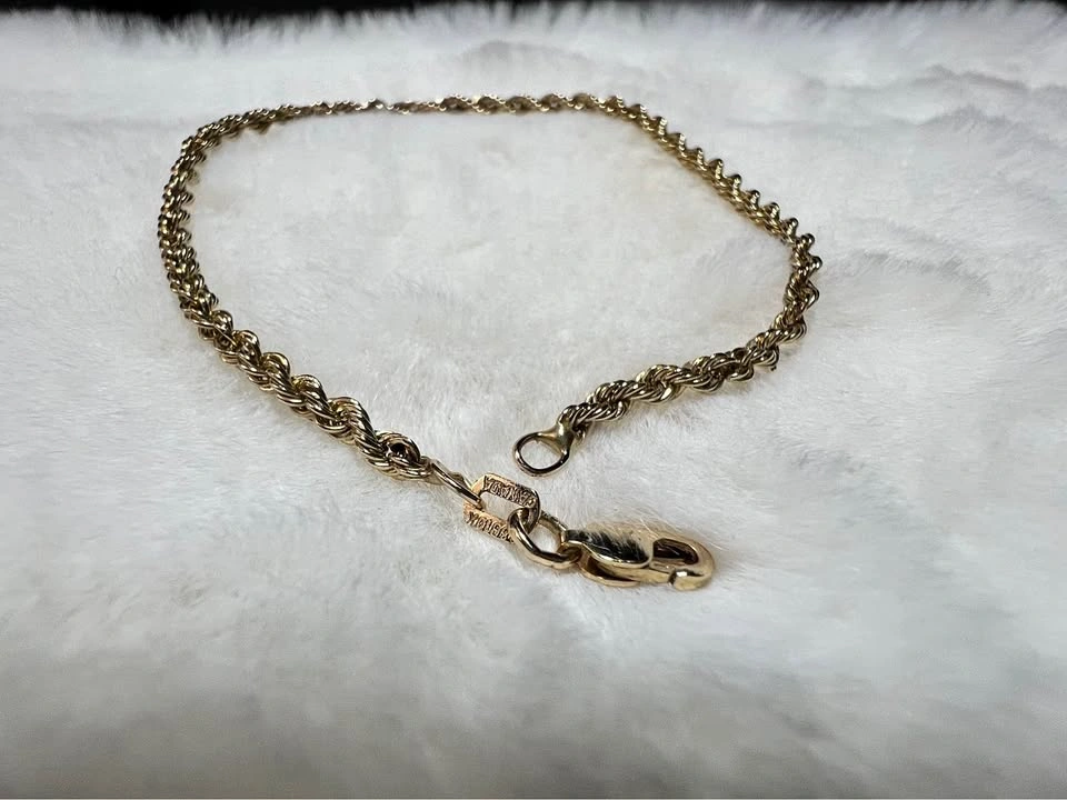 10k Gold Bracelet Rope R&B Canada