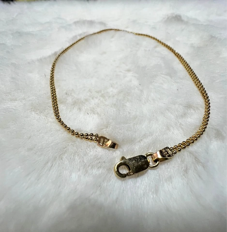 10k Gold Italy Bracelet Bead