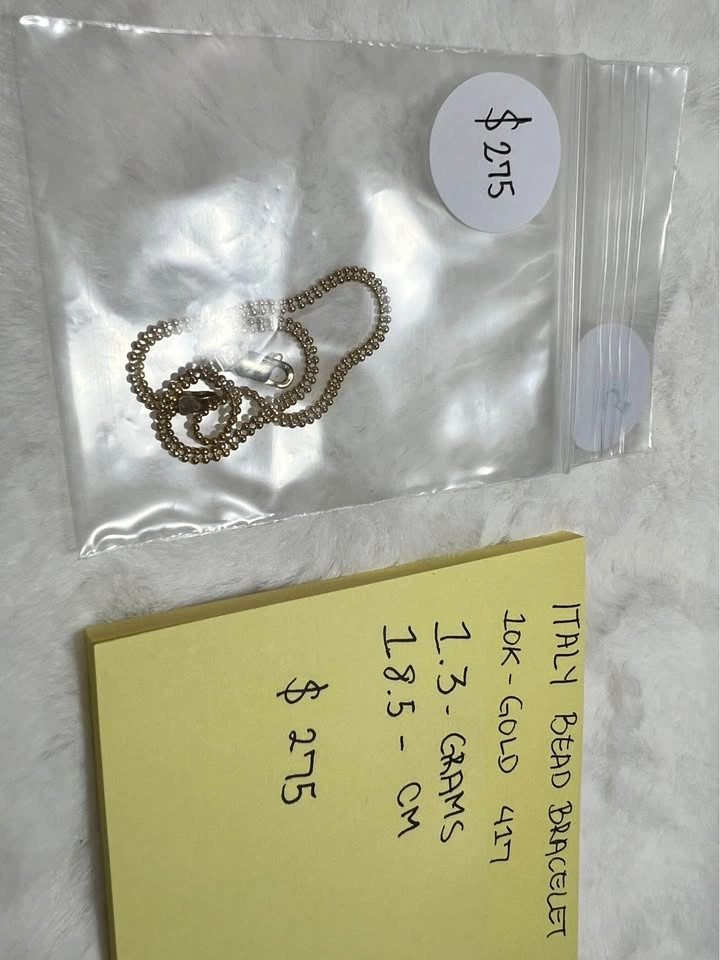 10k Gold Italy Bracelet Bead - photo 3