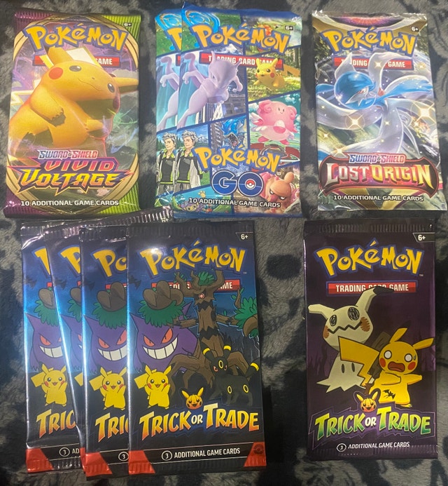 Pokémon Single Packs Variety of sets