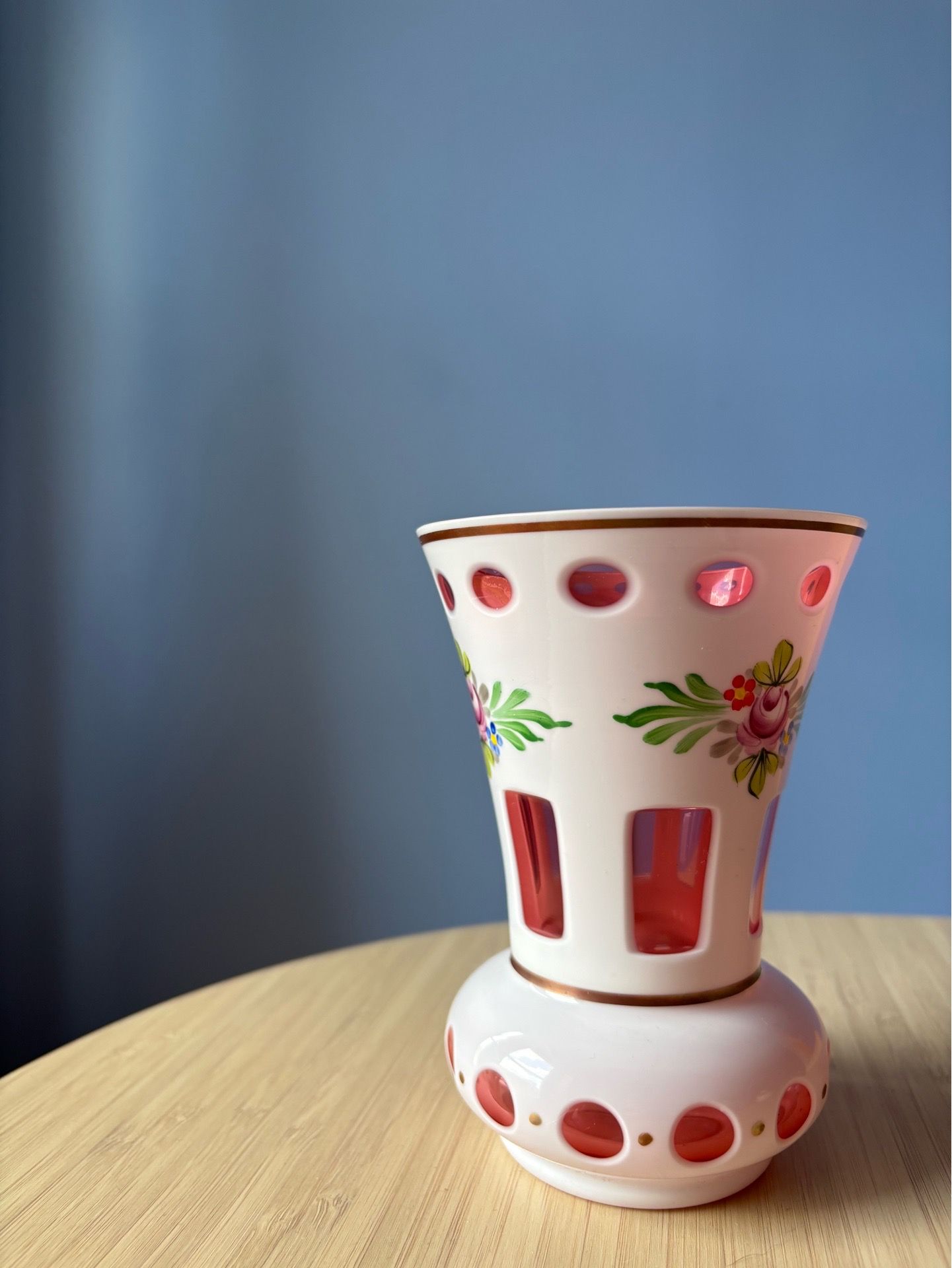 Vintage Bohemian Glass Vase - photo 2