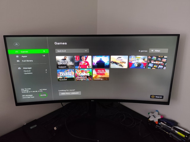 Xbox One S with Games and Racing Wheel - photo 4
