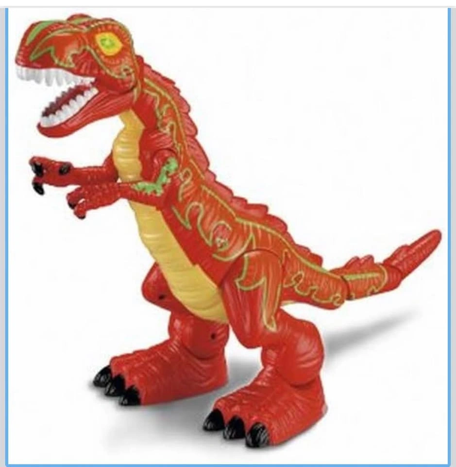 Imaginext Mega T-Rex electronic dinosaur action figure from 2005 - photo 3
