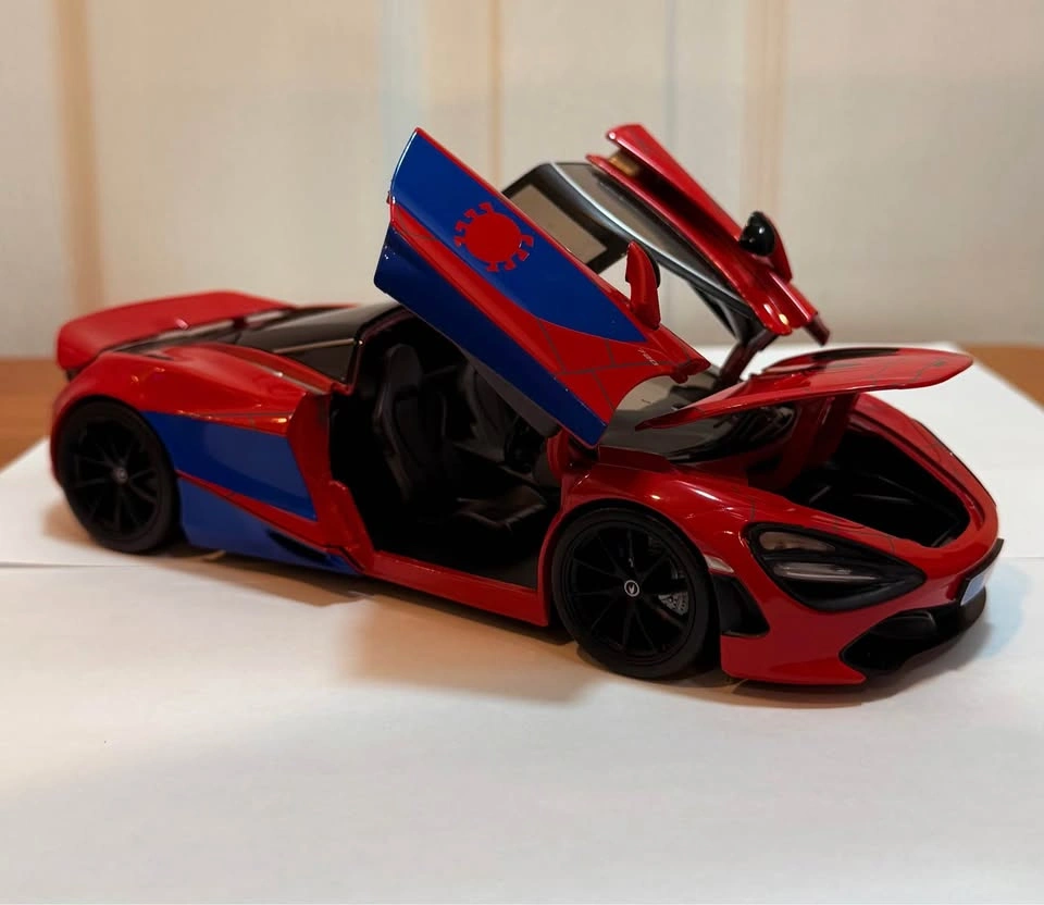 MCLAREN 720S RED & BLUE DIECAST FIGURE 1/24 BY JADA 35764 - photo 2