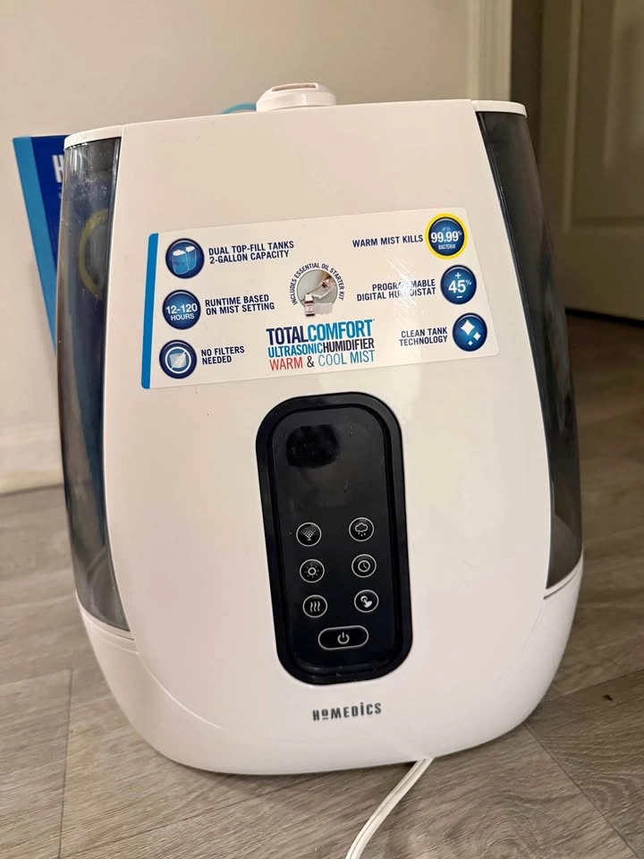HoMedics TotalComfort Warm & Cool Mist Humidifier – 2 Gallon