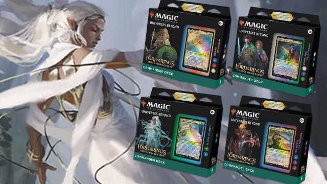 Magic: The Gathering Lord of the Rings Commander Decks