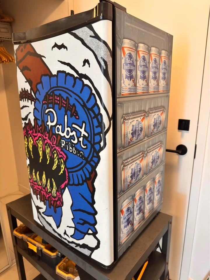Pabst Blue Ribbon PBR Danby Mini Fridge