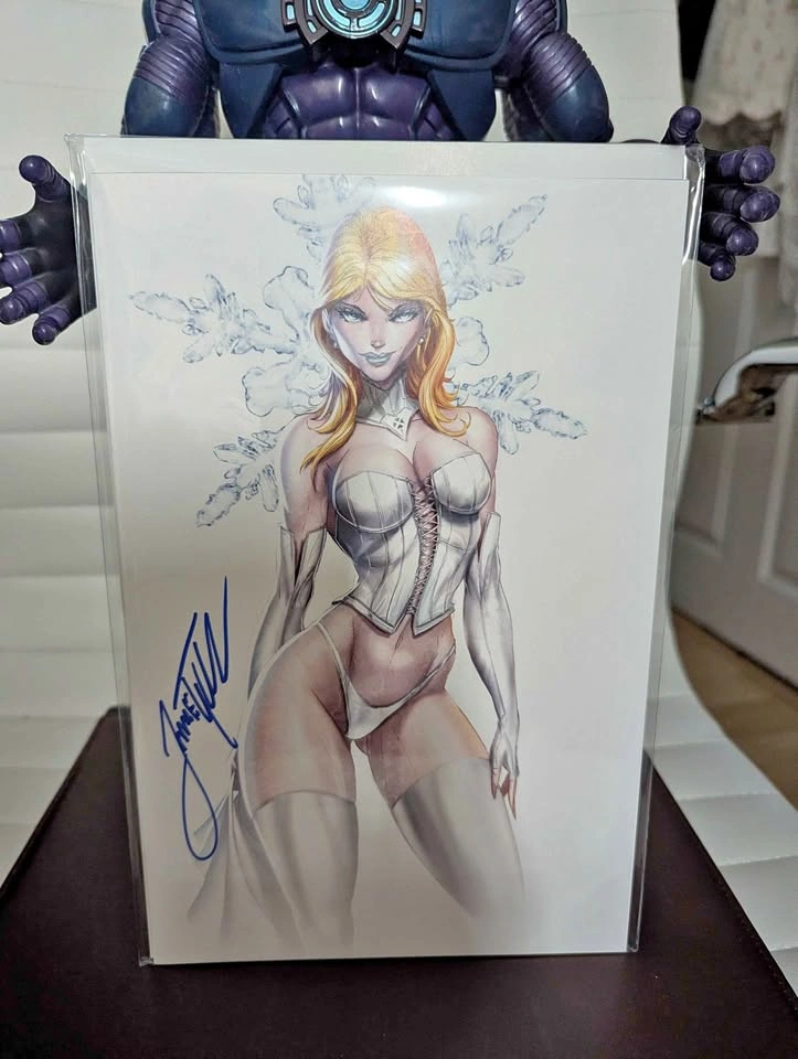 SIGNED Emma Frost White Queen Virgin Variant Art Print