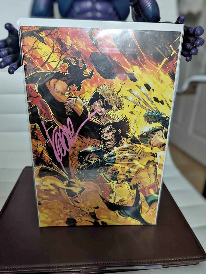 SIGNED Wolverine #45 Kaare Andrews Virgin Variant