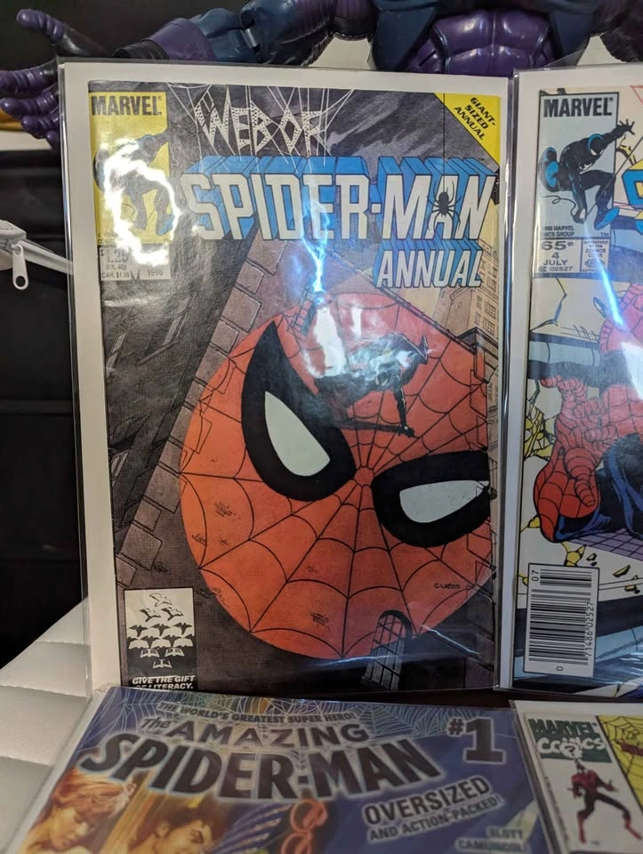 LOT OF 4 Amazing spiderman bundle 90s Comic books - photo 3