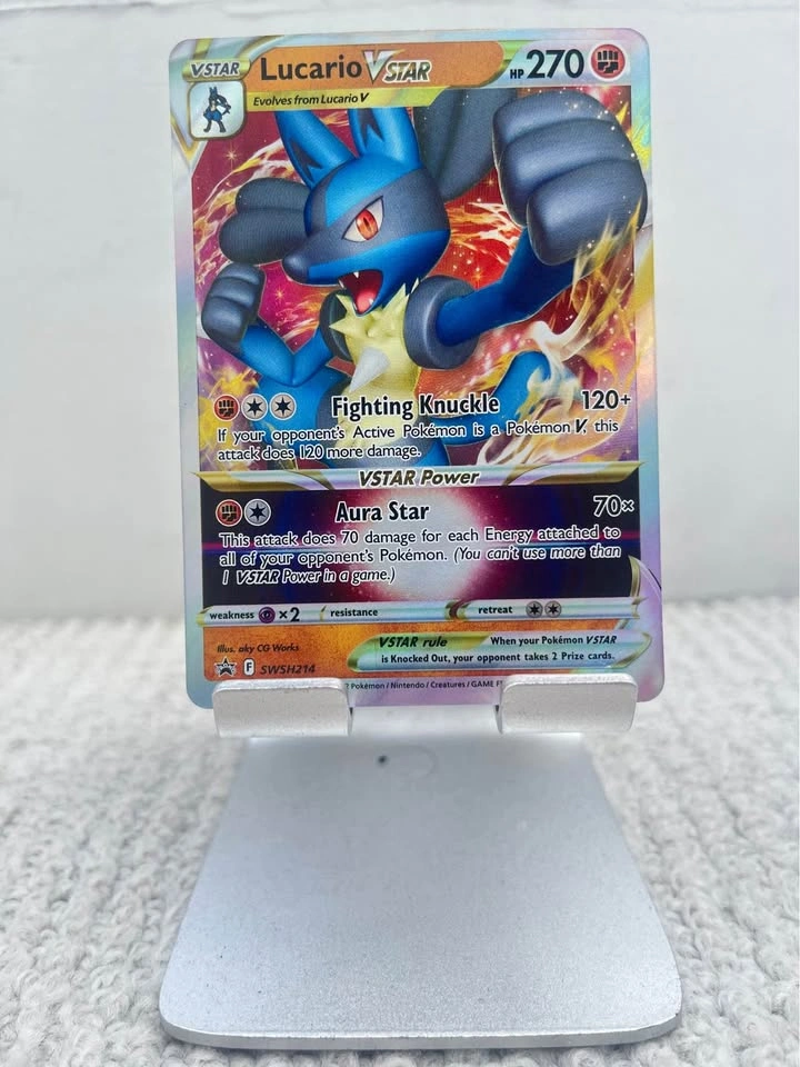 Lucario VSTAR Sword & Shield Promo SWSH214 Pokemon Card