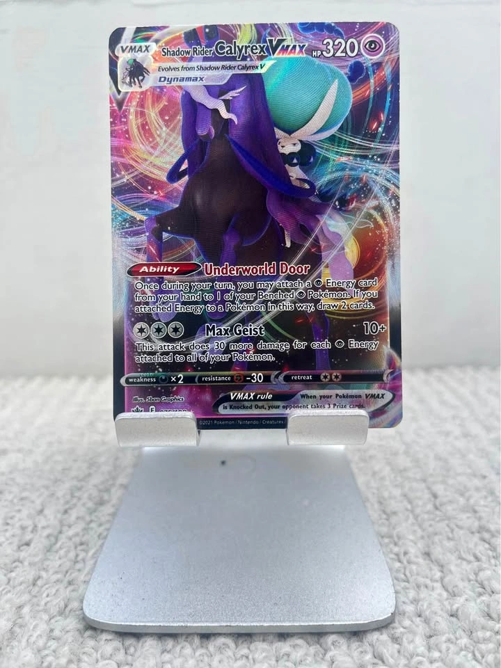 Shadow Rider Calyrex VMAX Chilling Reign Ultra Rare Pokemon