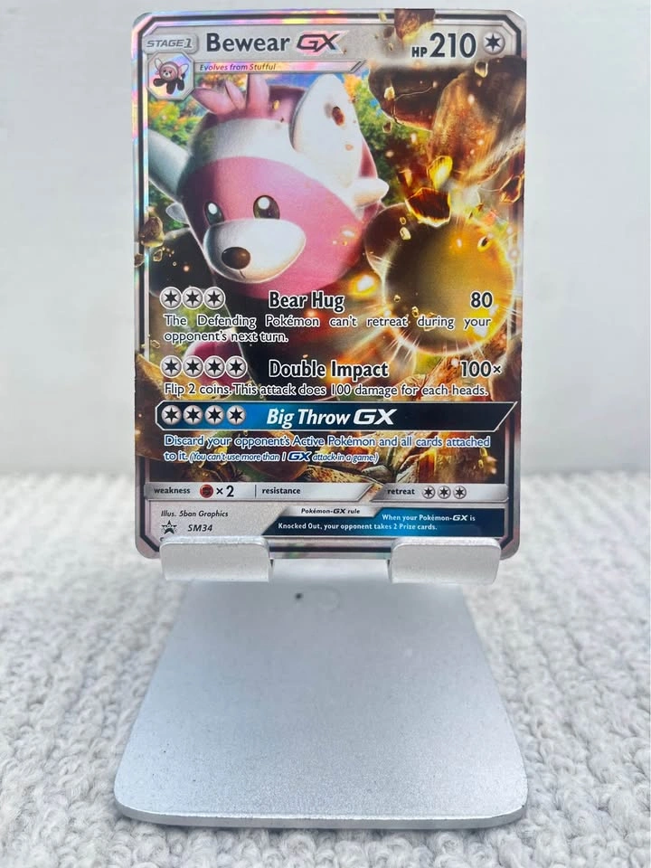 Bewear GX Sun & Moon Promo SM34 Pokemon Card
