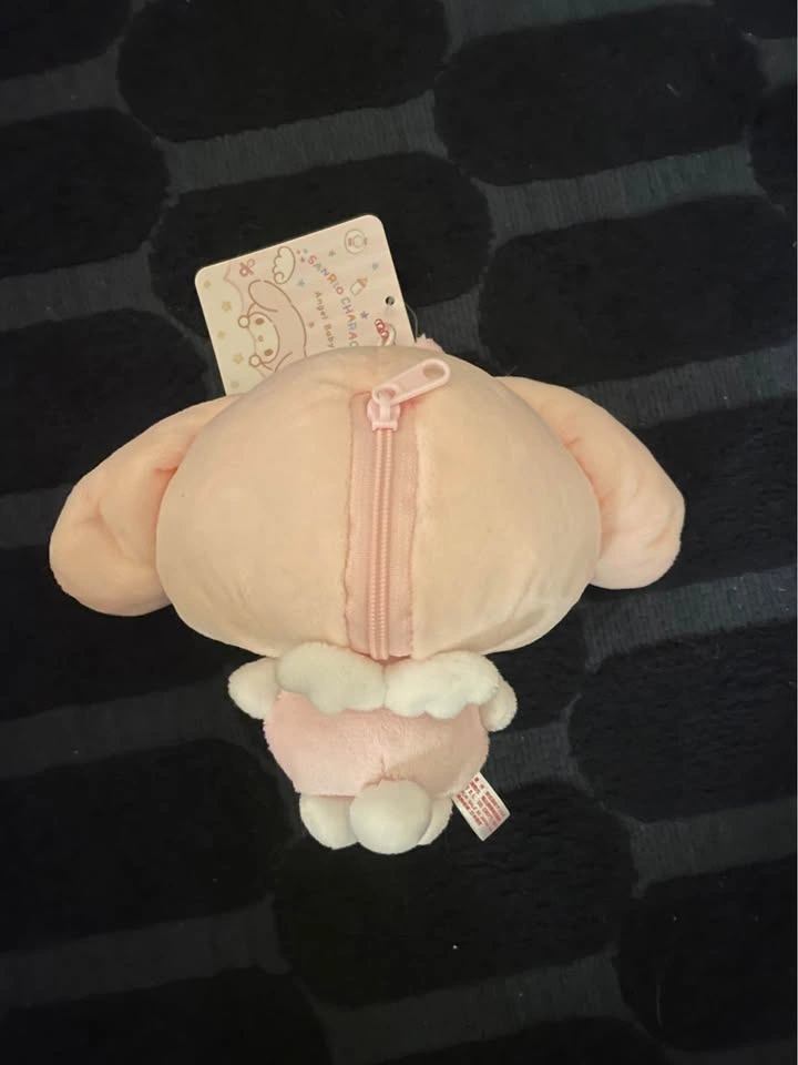 Sanrio My Melody Plush Keychain with Zipper Pocket - photo 2