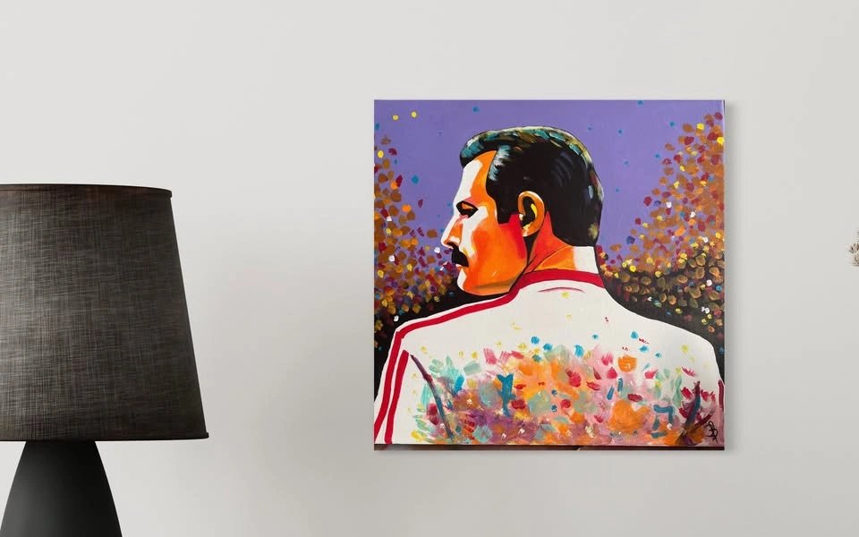 Freddy Mercury- Handmade Acrylic painting - photo 2