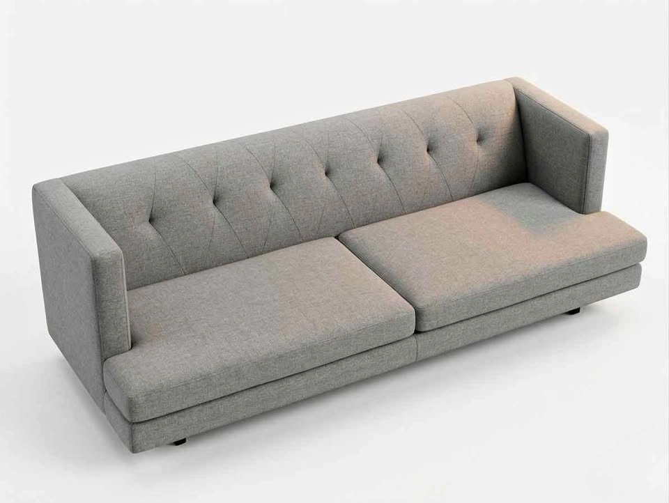 CB2 Avec Grey Sofa (Mid-Century Modern / 87”) - $299 OBO