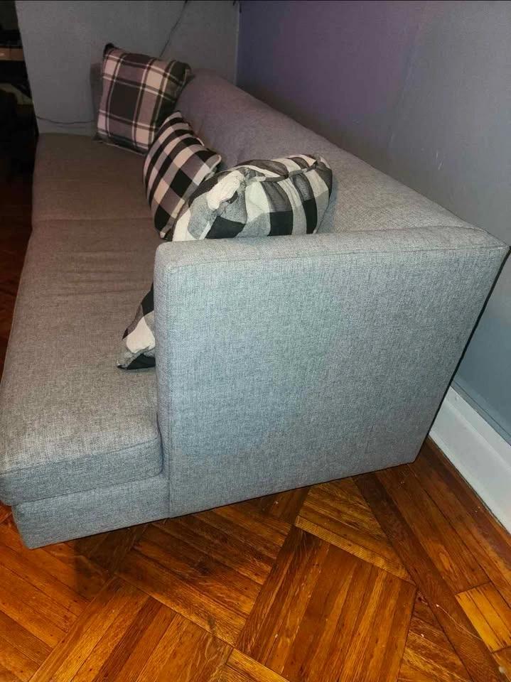 CB2 Avec Grey Sofa (Mid-Century Modern / 87”) - $299 OBO - photo 4