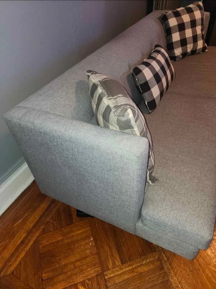 CB2 Avec Grey Sofa (Mid-Century Modern / 87”) - $299 OBO - photo 5