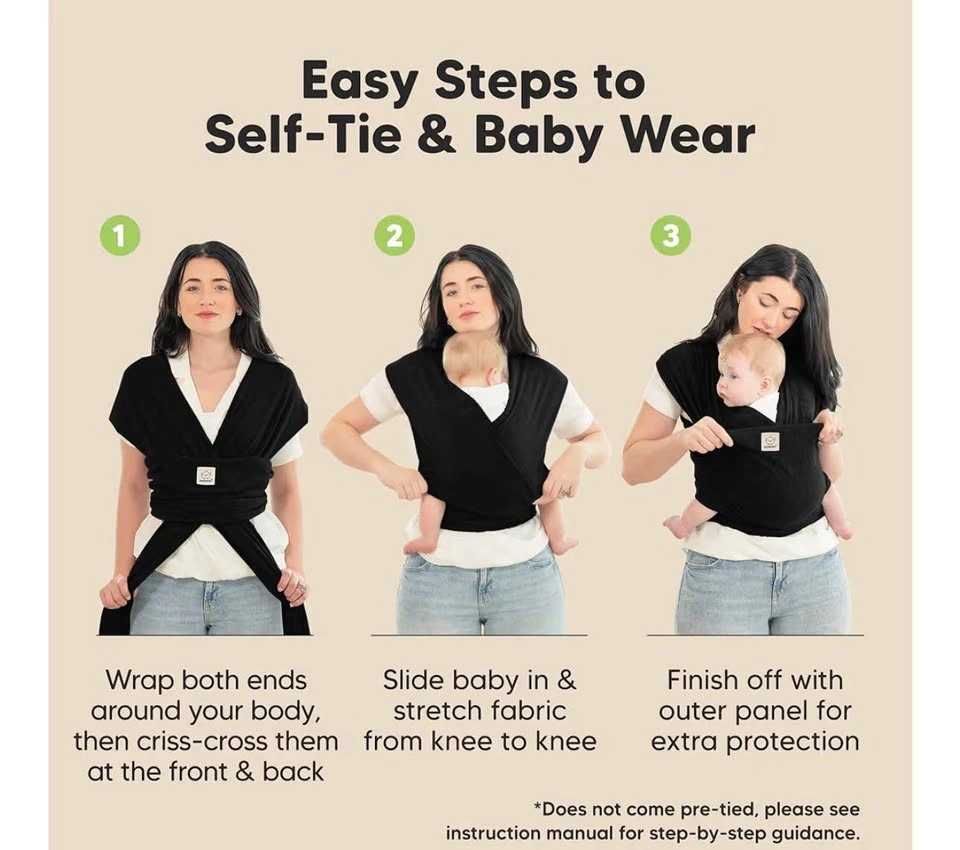 KeaBabies Baby Wrap Carrier - photo 3