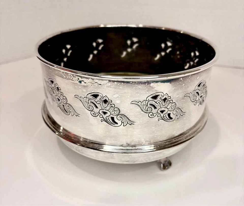 Viking Plate E.P. on Copper Silver-Plated Footed Bowl - photo 2