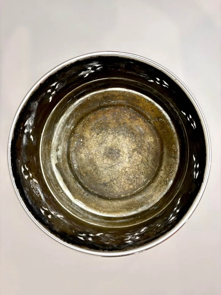 Viking Plate E.P. on Copper Silver-Plated Footed Bowl - photo 3