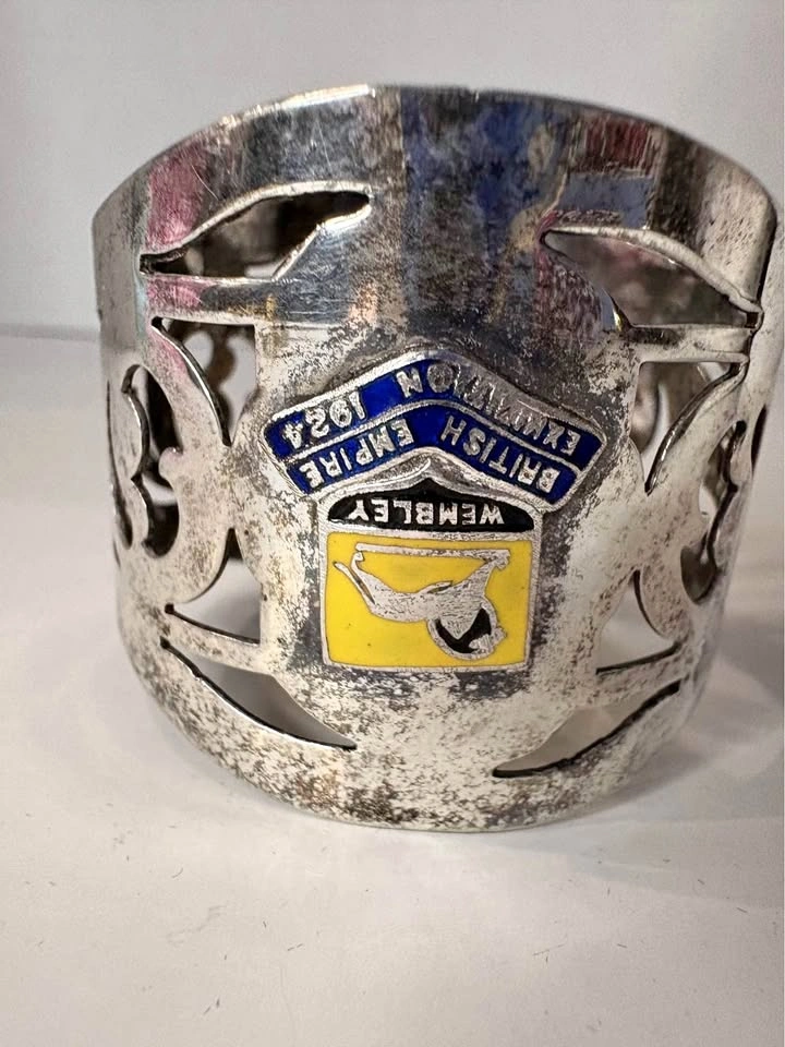 1924 British Empire Exhibition Wembley Napkin Ring