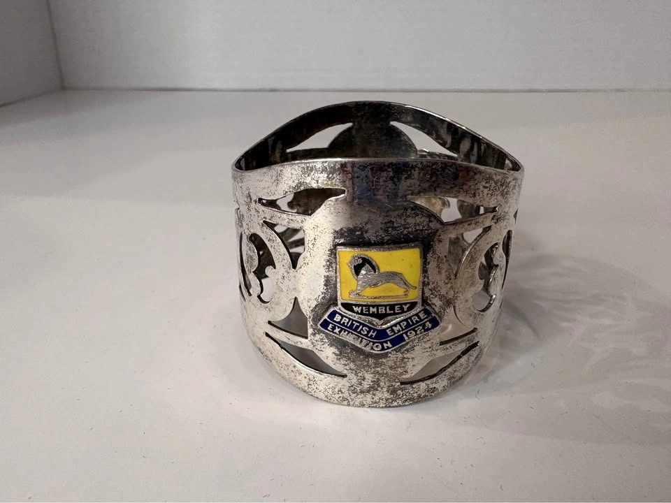 1924 British Empire Exhibition Wembley Napkin Ring - photo 3