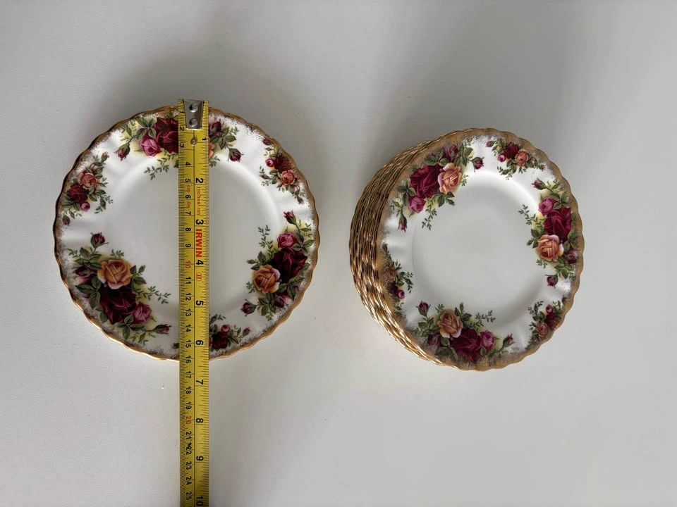 Royal Albert Old Country Roses 3-Piece Plate Set - photo 3