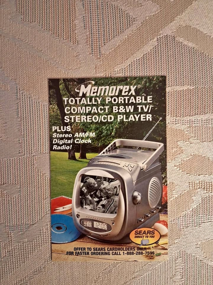 Vintage 2000 Memorex Sears Advertising Mailer – Collectible Pape