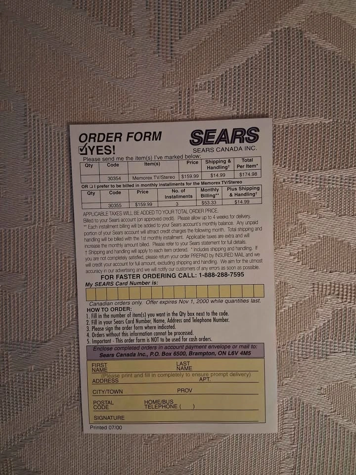 Vintage 2000 Memorex Sears Advertising Mailer – Collectible Pape - photo 3